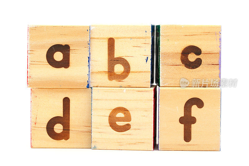 ABC DEF字母块